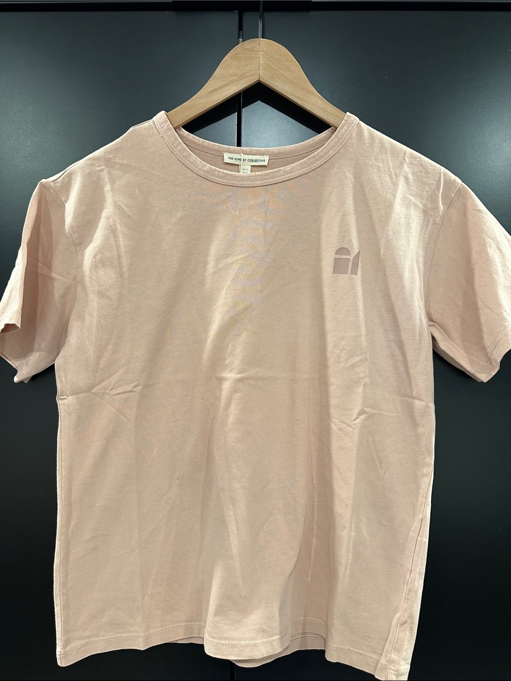 The Sunday Collective Kids TSC Naturals Pink Short Sleeve T-Shirt Size 10-11 NWT